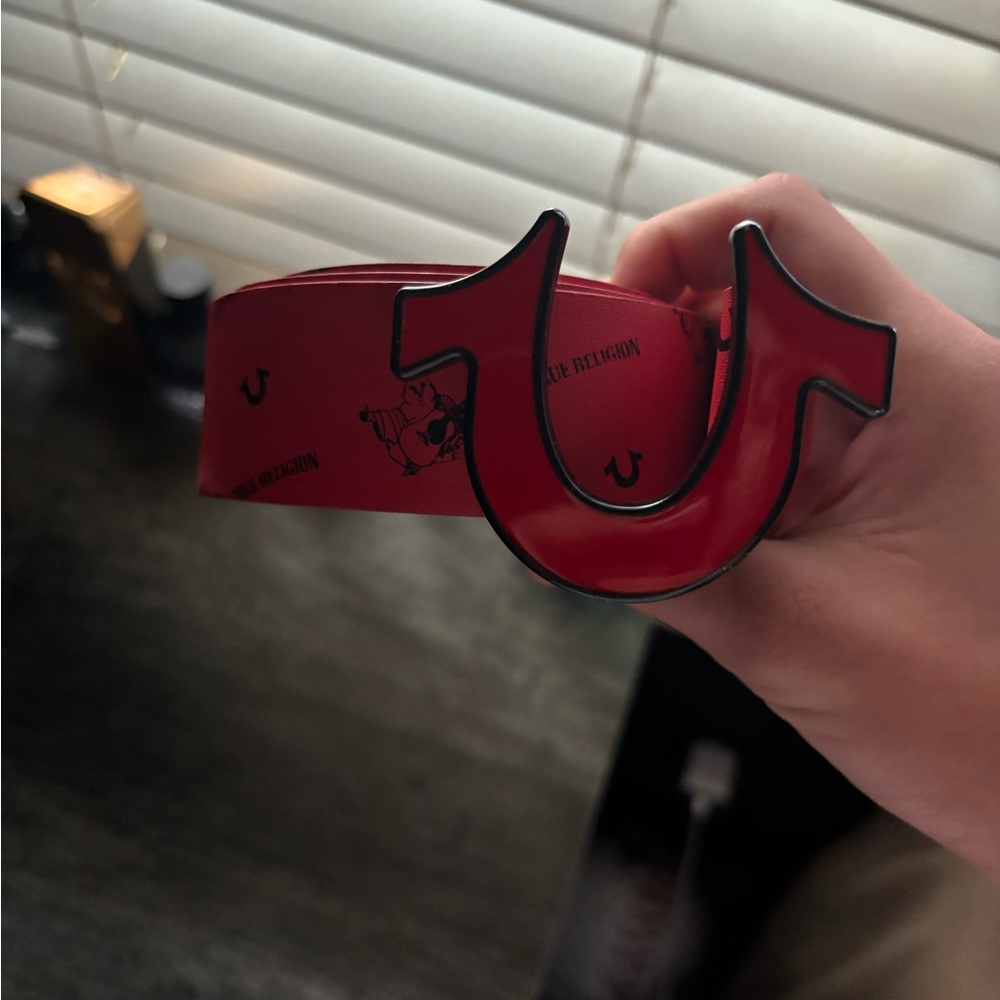 True Religion Red Belt
